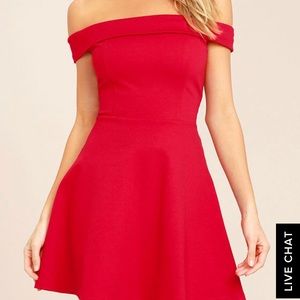 Lulu’s red dress